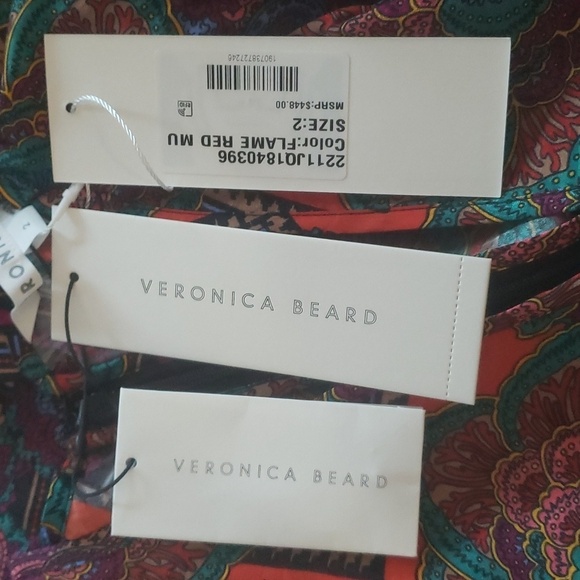 1518- Veronica Beard Women's Blouse Size 2 NWT - Picture 8 of 10